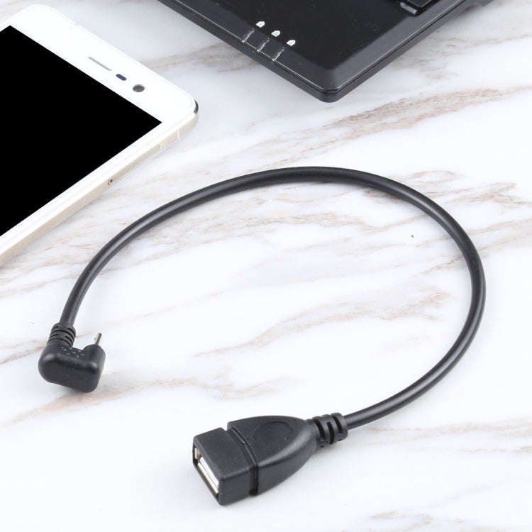 U-shaped Micro USB Male to USB 2.0 Female OTG Data Cable, Micro USB to USB 2.0