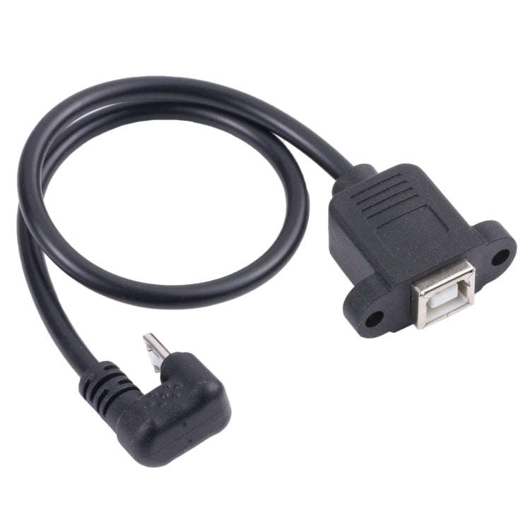 Micro USB Male to B-type Square Print Port Female Connector Cable, Micro USB to B-type Square