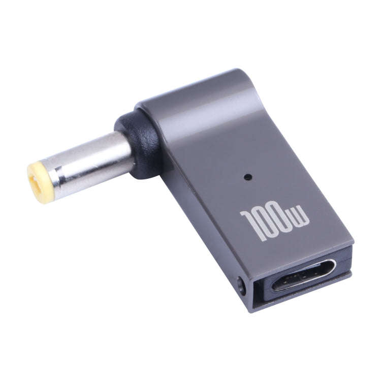 100W USB-C / Type-C Female to DC 5.5 x 2.5mm Male Computer Charging Adapter for Lenovo, Type-C Fe...