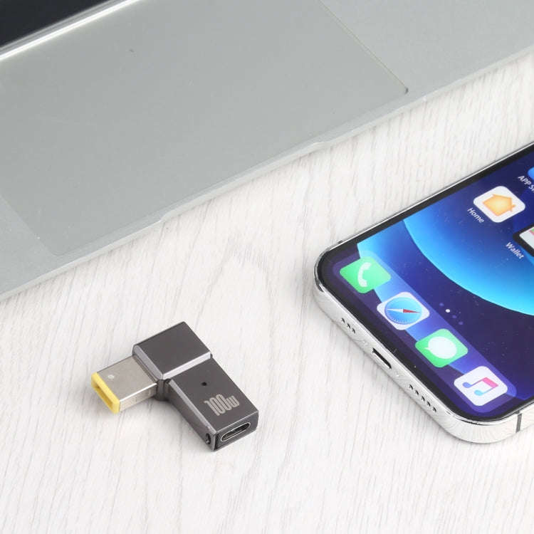 100W USB-C / Type-C Female to Big Square Computer Charging Adapter for Lenovo, Type-C Female to B...