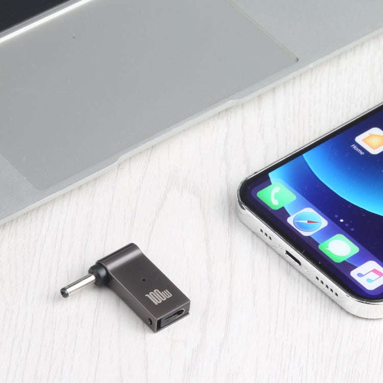 100W USB-C / Type-C Female to DC 3.5x1.35mm Male Computer Charging Adapter, Type-C Female to DC 3...