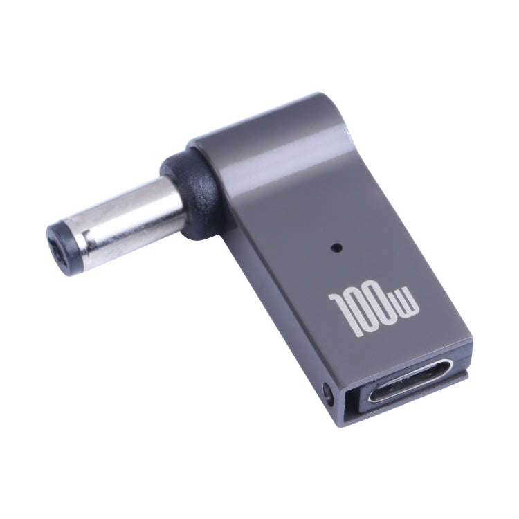 100W USB-C / Type-C Female to DC 5.5 x 2.1mm Male Computer Charging Adapter, Type-C Female to DC ...