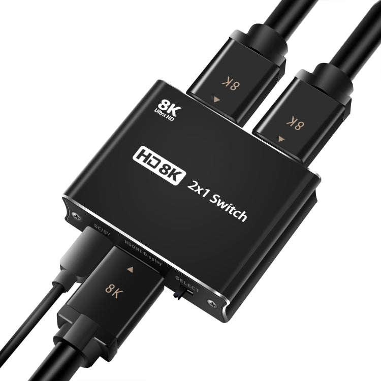 NK-W80 8K UHD HDMI 2X1 One-way Switch, NK-W80