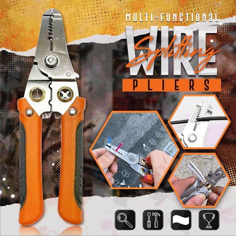 Multi-functional Wire Splitting Pliers Electrician Manual Tool