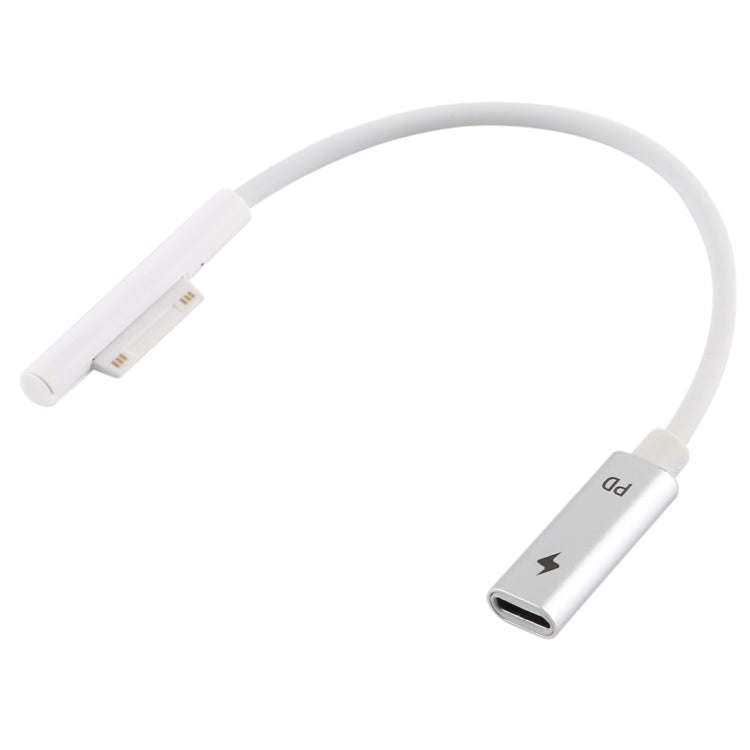 USB-C / Type-C Female to 6 Pin Male Laptop PD Fast Charging Cable for Microsoft Surface Pro 9 / 8...