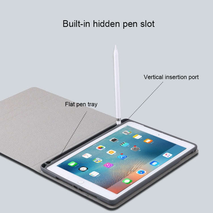 508A Detachable Bluetooth Keyboard + Horizontal Flip Leather Tablet Case with Holder & Colorful B...