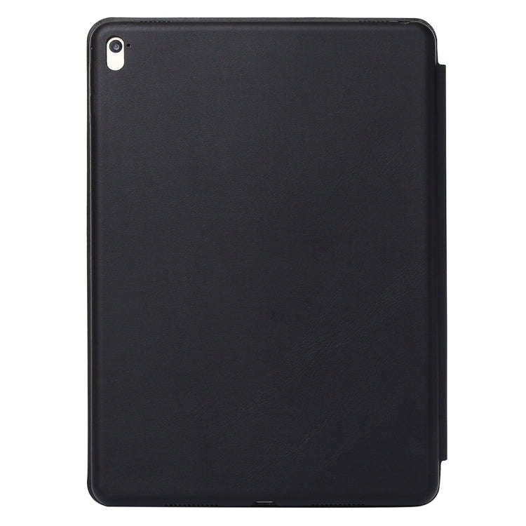 Horizontal Flip Solid Color Leather Case with Three-folding Holder & Wake-up / Sleep Function for...