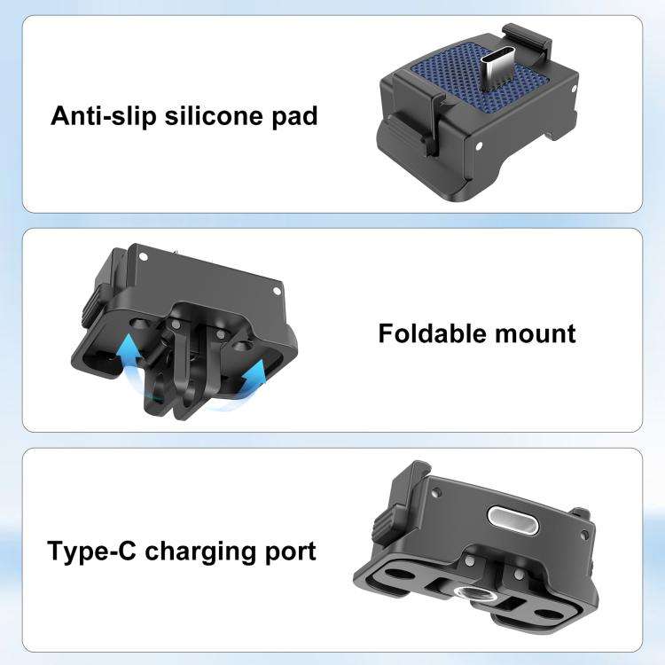 For DJI Osmo Pocket 3 PULUZ Plastic Quick-Release Charging Adapter Base, Charging Adapter Base
