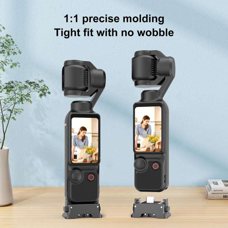 For DJI Osmo Pocket 3 PULUZ Plastic Quick-Release Charging Adapter Base, Charging Adapter Base