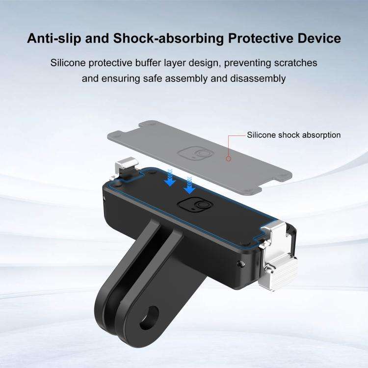 For Insta360 GO  UItra PULUZ Plastic Magnetic Quick Release Base Mount, Quick Release Base