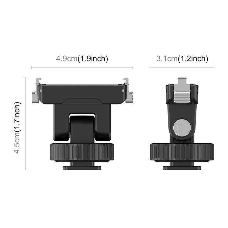 For Insta360 GO  UItra PULUZ Plastic Gimbal Magnetic Quick Release Base Mount, Gimbal Quick Relea...