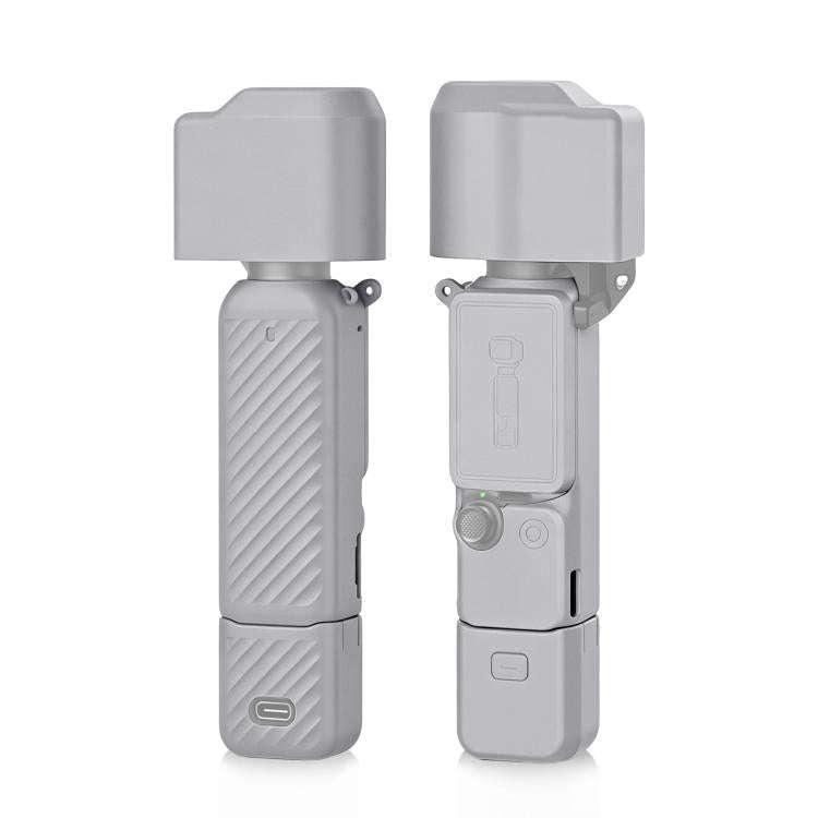 For DJI OSMO Pocket 4 PULUZ 4 in 1 Body Lens Handle Screen Silicone TPU Cover