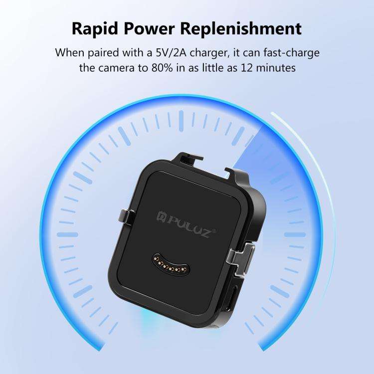 For Insta360 GO Ultra PULUZ Data Transmission Base Multifunctional Charging Base, Charging Base