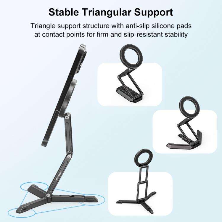 MagSafe Desktop Live Streaming Magnetic Foldable Phone Holder Bracket, Live Streaming Bracket