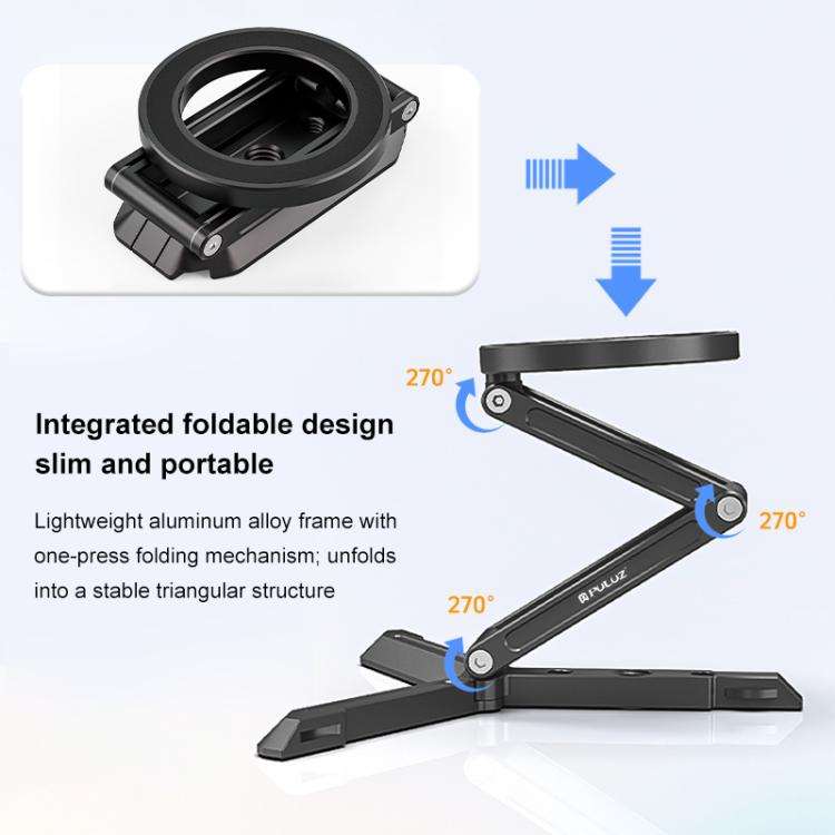 MagSafe Desktop Live Streaming Magnetic Foldable Phone Holder Bracket, Live Streaming Bracket