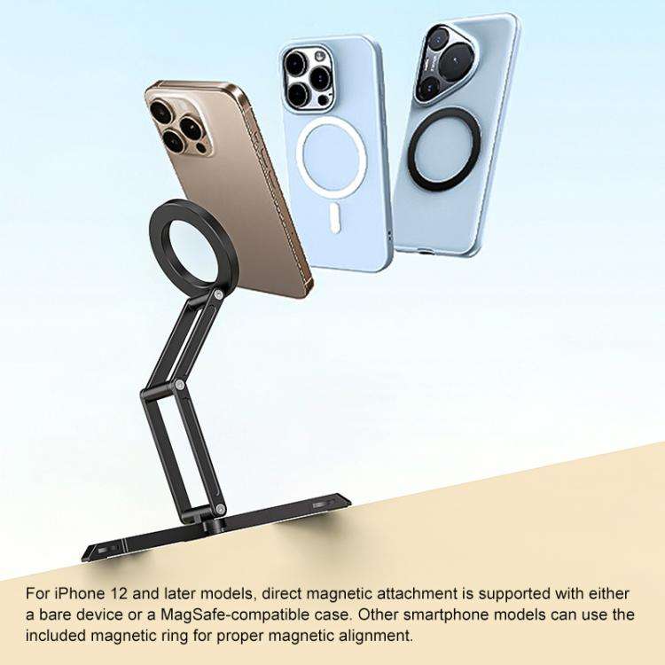 MagSafe Desktop Live Streaming Magnetic Foldable Phone Holder Bracket, Live Streaming Bracket