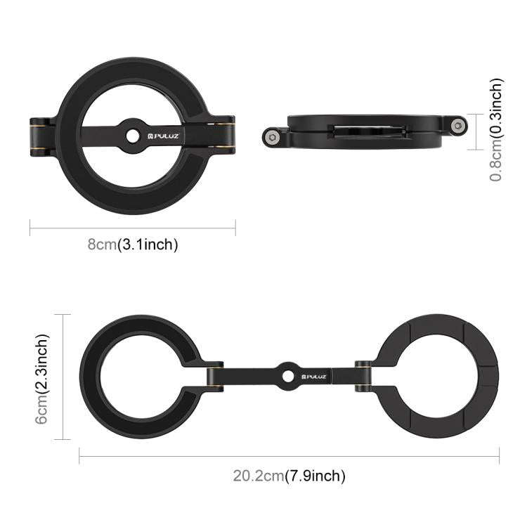 MagSafe Dual-Head Magnetic Folding Phone Holder Bracket, Dual-Head Magnetic Bracket