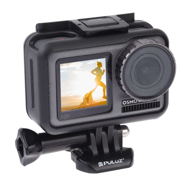 PULUZ Standard Border Frame ABS Protective Cage for DJI Osmo Action, with Buckle Basic Mount & Sc...