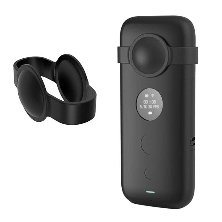 PULUZ Silicone Protective Case with Lens Cover for Insta360 ONE X, For Insta360 ONE X(Black), For...