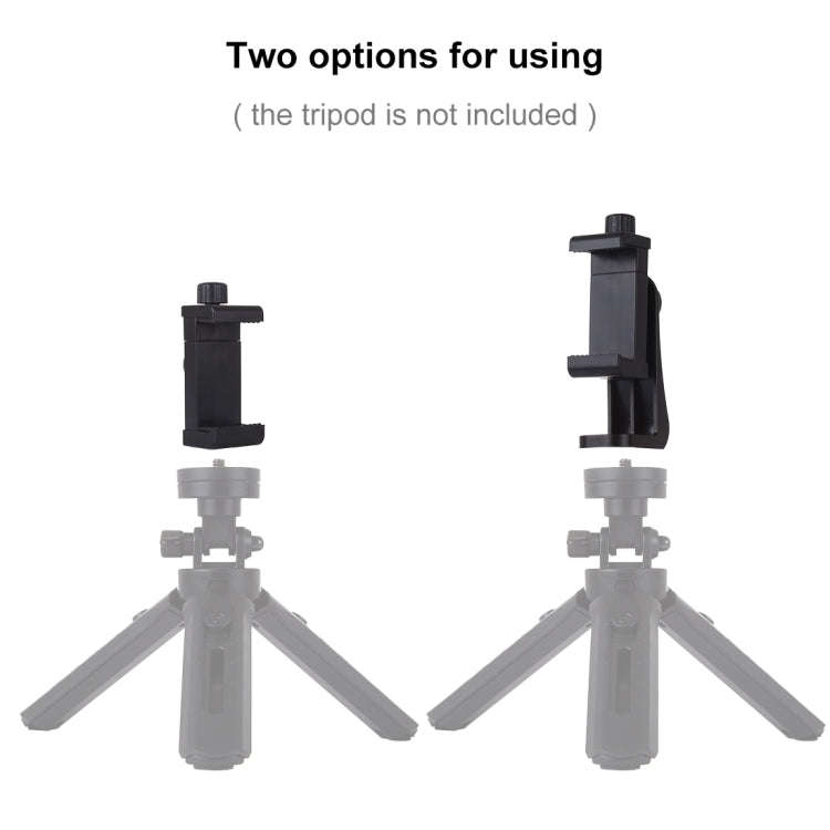 PULUZ 360 Degree Rotating Universal Horizontal Vertical Shooting Phone Clamp Holder Bracket for i...