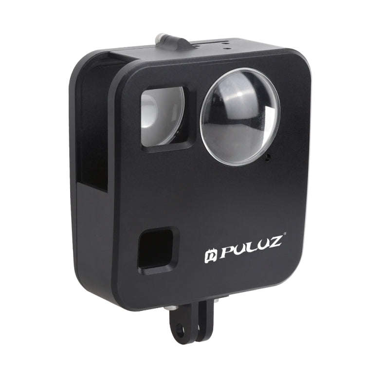 PULUZ for GoPro Fusion Housing Shell CNC Aluminum Alloy Protective Cage with Basic Mount & Lens C...