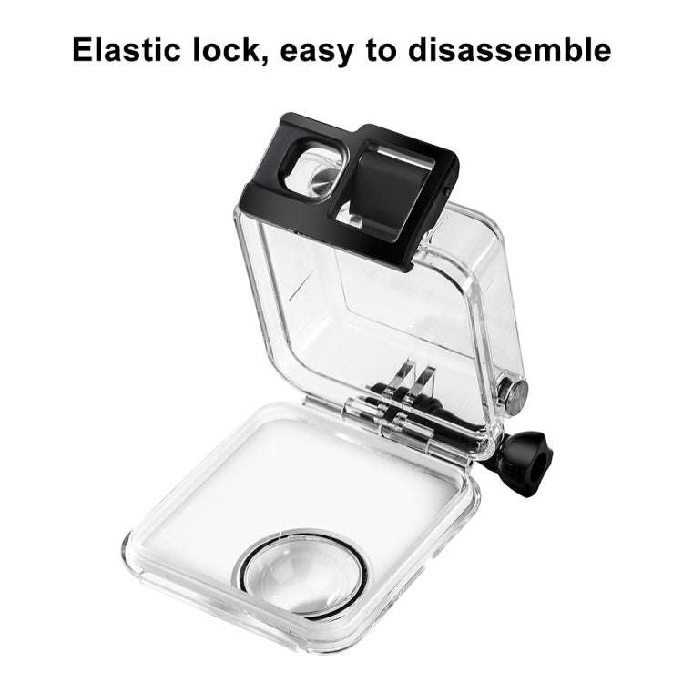 PULUZ 45m Underwater Waterproof Housing Diving Case for GoPro MAX, with Buckle Basic Mount & Scre...