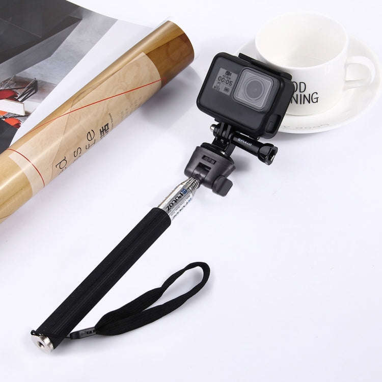 PULUZ Extendable Handheld Selfie Monopod for DJI, Insta360, GoPro and Other Action Cameras, Lengt...