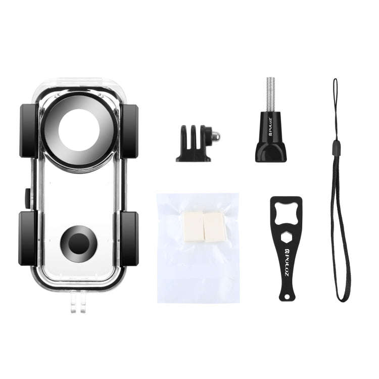 PULUZ 30m Underwater Waterproof Housing Case for Insta360 ONE X2, Underwater Case For Insta360 ON...