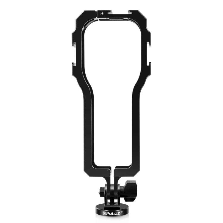 PULUZ Protective Cage Rig Housing Frame with Cold Shoe for Insta360 ONE RS 1-Inch 360 Edition, Pr...