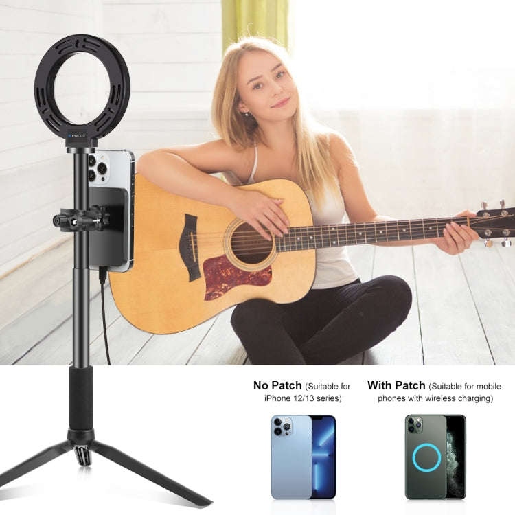 PULUZ 15W Magnetic Qi Wireless Charger Vlogging Phone Clamp Holder