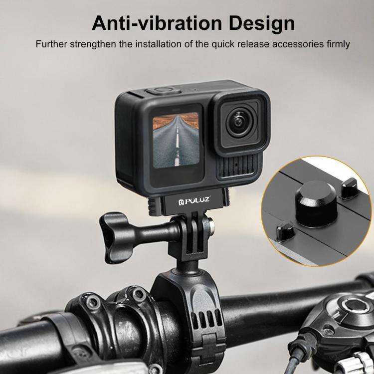 For GoPro HERO13 Black  PULUZ Magnetic Quick Release Base Mount, For GoPro HERO13 Black / MAX2 (B...