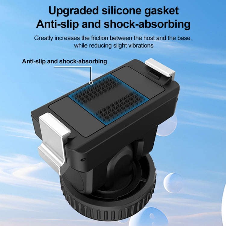 For DJI Osmo Action 5 Pro / 4 / 3 PULUZ Cold Shoe Gimbal Quick Release Base Adapter, For DJI Osmo...