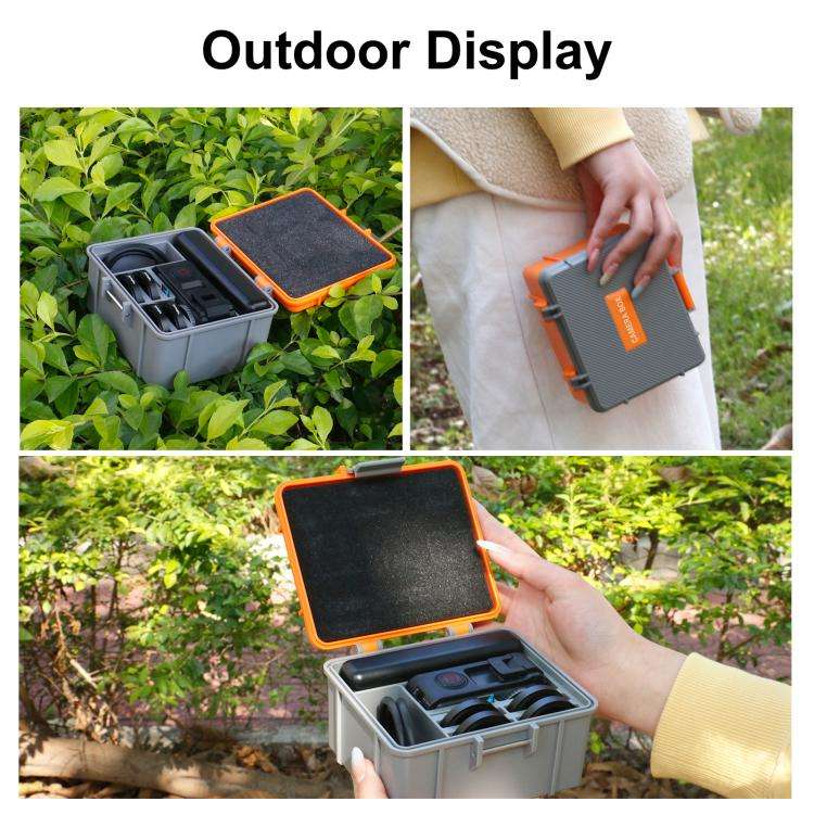 For DJI Osmo Action 5 Pro / 4 / 3 PULUZ Waterproof Hard Carrying Suitcase Outdoor Protective Stor...