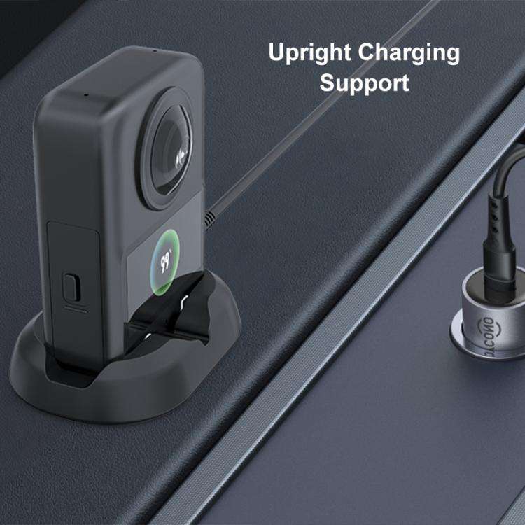 For DJI Osmo 360 PULUZ Car Silicone Base Stand, For DJI Osmo 360 Car Silicone Base