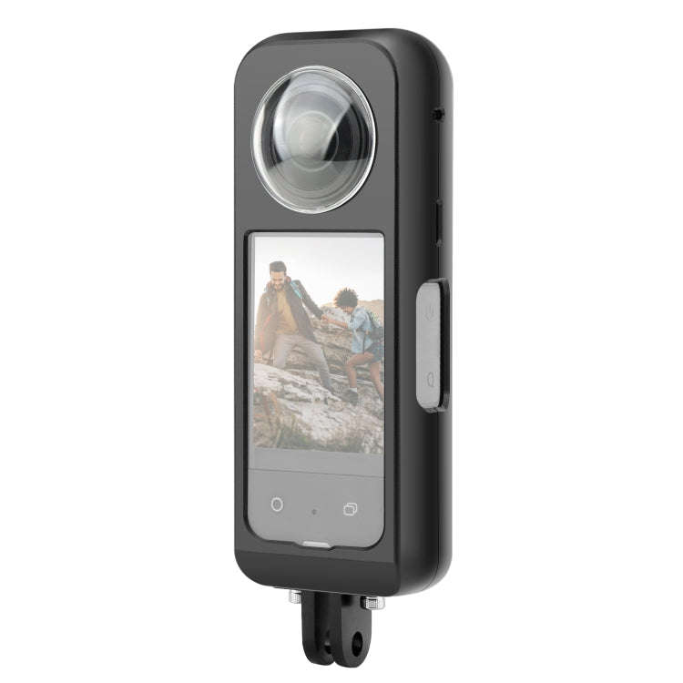 For Insta360 X3 PULUZ Metal Protective Cage Rig Housing Frame with Lens Protector, Metal Frame wi...