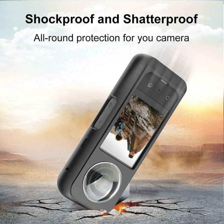 For Insta360 X3 PULUZ Metal Protective Cage Rig Housing Frame with Lens Protector, Metal Frame wi...