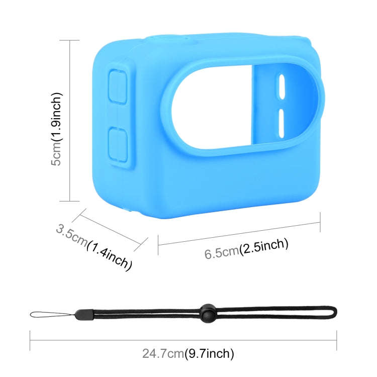 For Insta360 GO 3 PULUZ Camera Charging Case Silicone Case with Lens Cap & Strap, Silicone Case w...