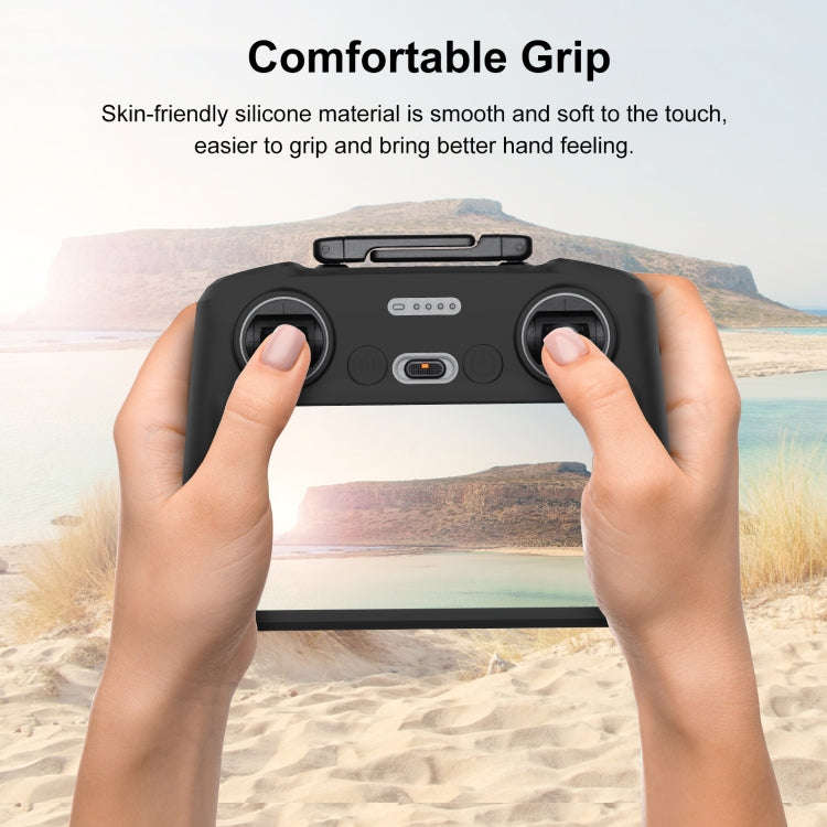 For DJI Mini 4 Pro / Air 3 Remote Control / DJI RC 2 with Screen PULUZ Silicone Protective Case, ...