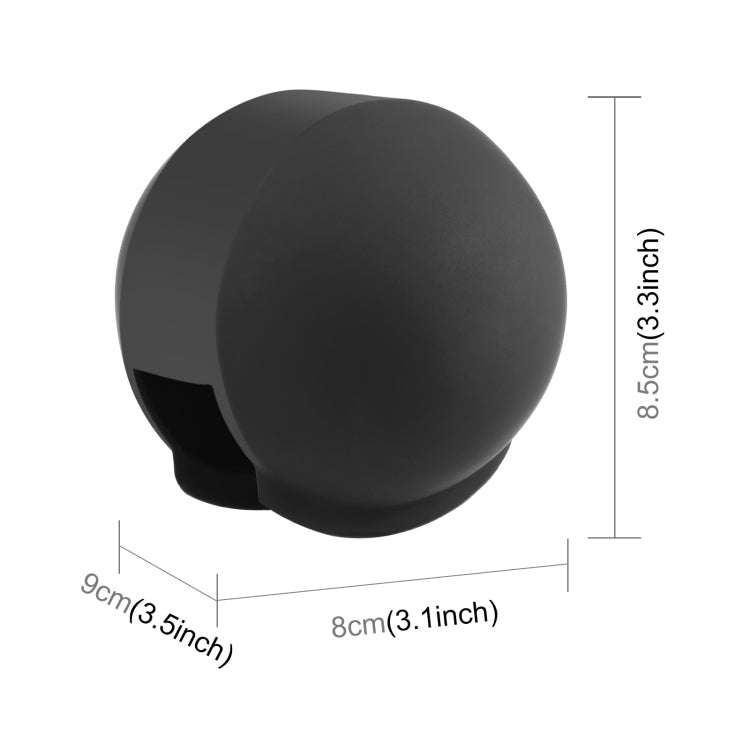 For Insta360 X3 PULUZ Invisible Dive Case Lens Guard Silicone Protective Cover, For Insta360 X4 / X3