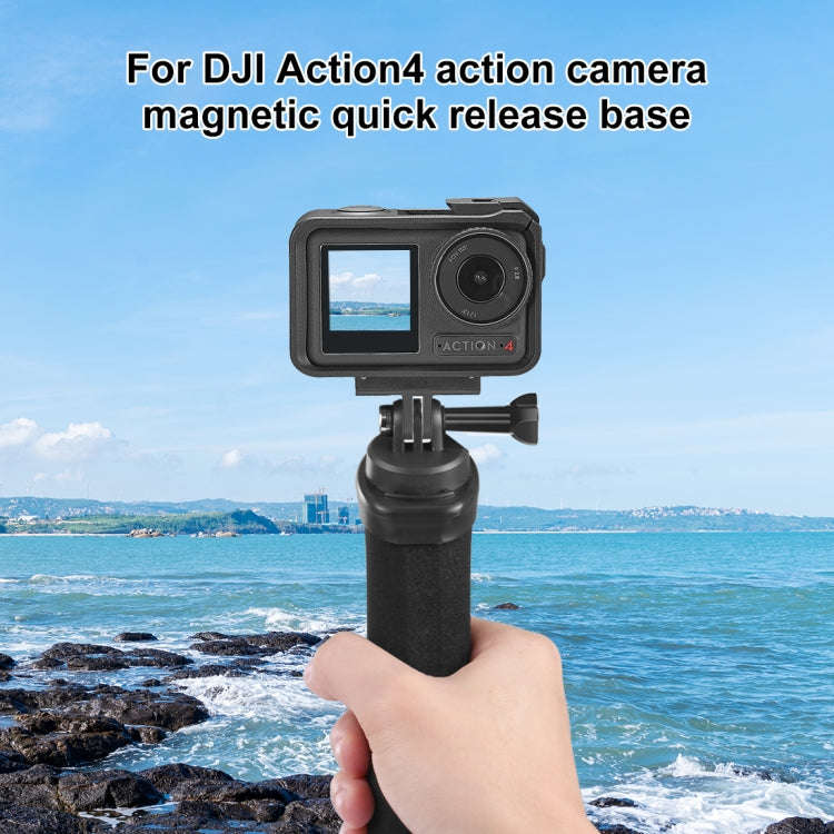 For DJI Osmo Action 4 / 3 PULUZ Magnetic Quick Release Base Expansion Mount, For DJI Osmo Action ...