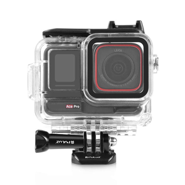 For Insta360 Ace Pro PULUZ 60m Underwater Waterproof Housing Case with Base Adapter & Screw, For ...