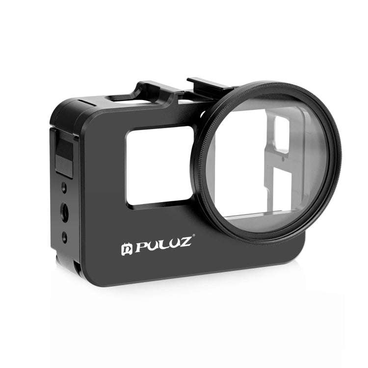 For Insta360 Ace Pro / Ace PULUZ Metal Rabbit Cage Adapter Frame with 52mm UV Filter & Adapter Ri...