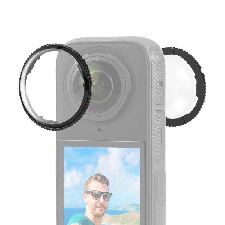 For Insta360 X4 PULUZ Rotation PC Lens Guard  Protective Cover, For Insta360 X4 PC Lens Guard