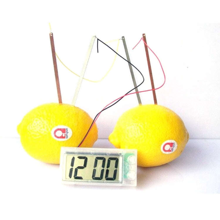 DIY Novel Green Science Potato Digital Clock Educational Kit with 2 inch LCD Screen (Potato NOT I...
