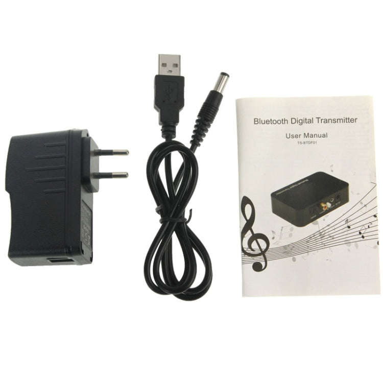 TS-BTDF01 Portable Bluetooth 2.1 Digital Optical Coaxial Audio Transmitter with 3.5mm Jack for Bl...