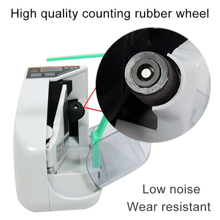V30 Mini Portable Multi Paper Currency Counting Money Counter, US Plug, US Plug