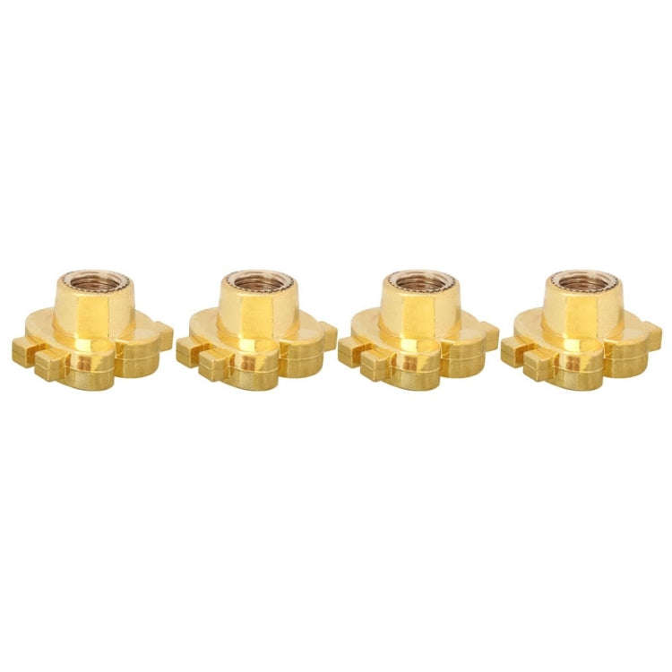 Universal 8mm Dollar Style Plastic Car Tire Valve Caps, Pack of 4, Dollar Style