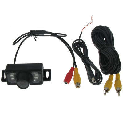 7 LED IR Infrared Waterproof Night Vision Wired Short Lens DVD Rear View, With Scaleplate , Suppo...