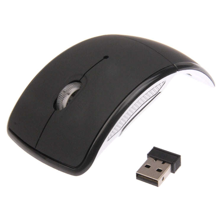 Wireless 2.4GHz 800-1200-1600dpi Snap-in Transceiver Folding Wireless Optical Mouse / Mice, 2.4GH...