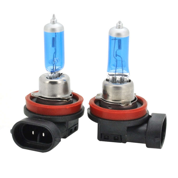 H11 Halogen Car Headlight, 2400 Lumens White Light, 12V / 100W 6000K, H11